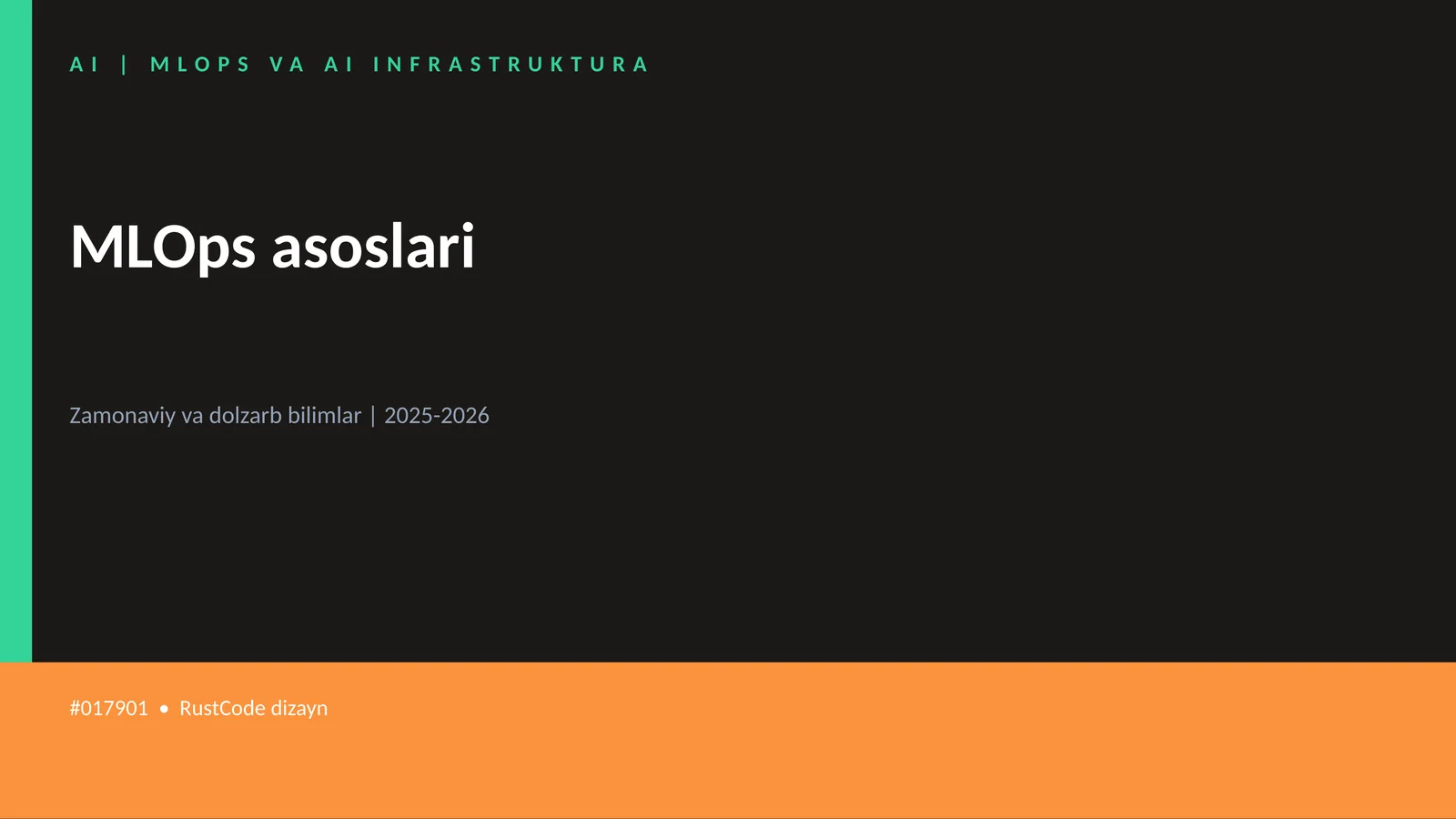 MLOPS VA AI INFRASTRUKTURA