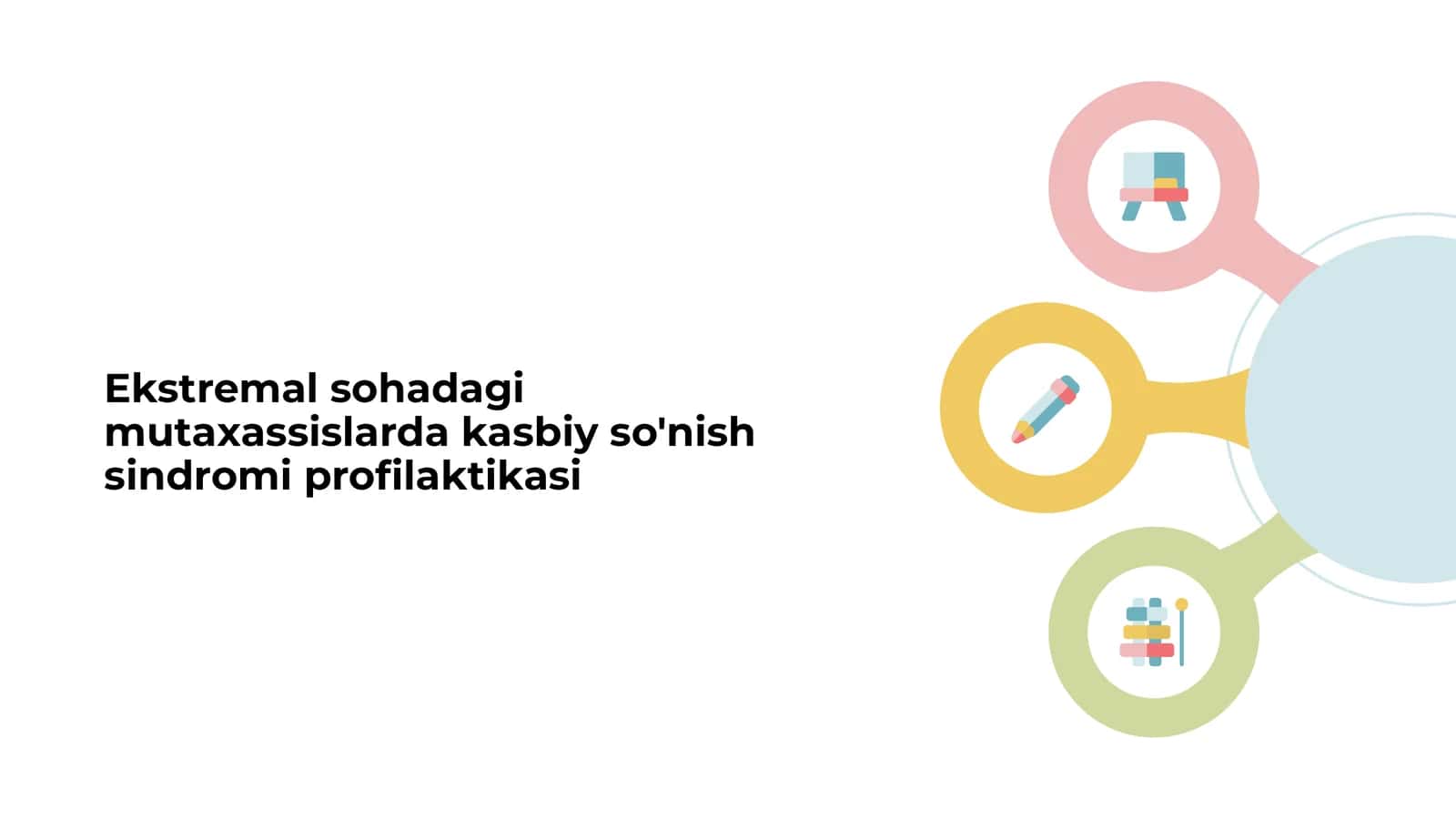 Ekstremal sohadagi mutaxassislarda kasbiy so'nish sindromi profilaktikasi