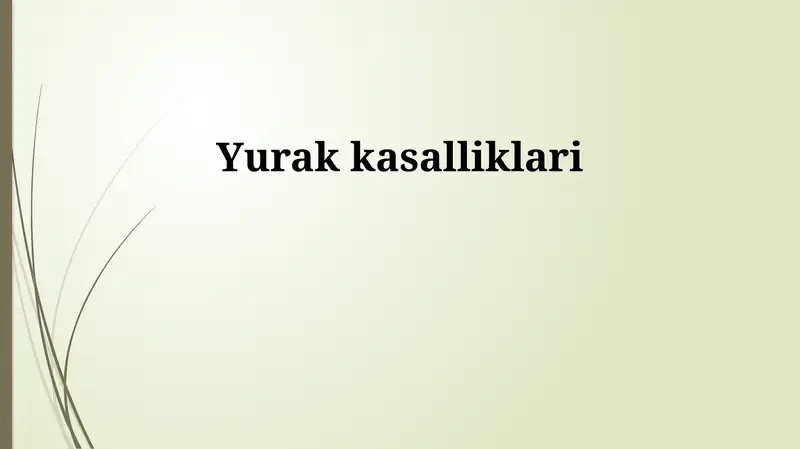 Yurak kasalliklari