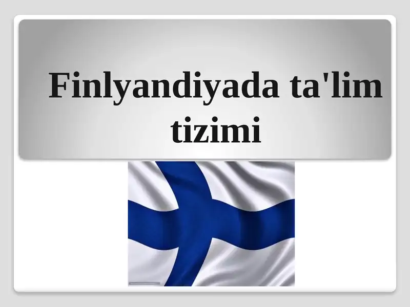 Finlyandiyada ta'lim tizimi