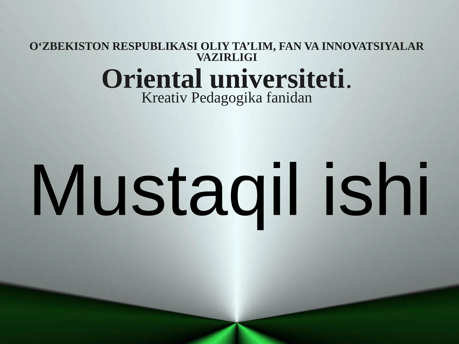 Tarbiya fanini o‘qitishda muammolita’limning ahamiyati