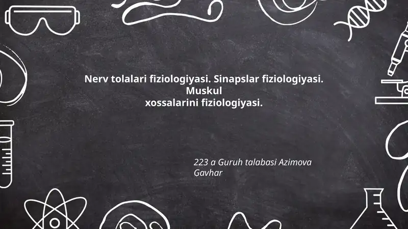 Nerv tolalari fiziologiyasi