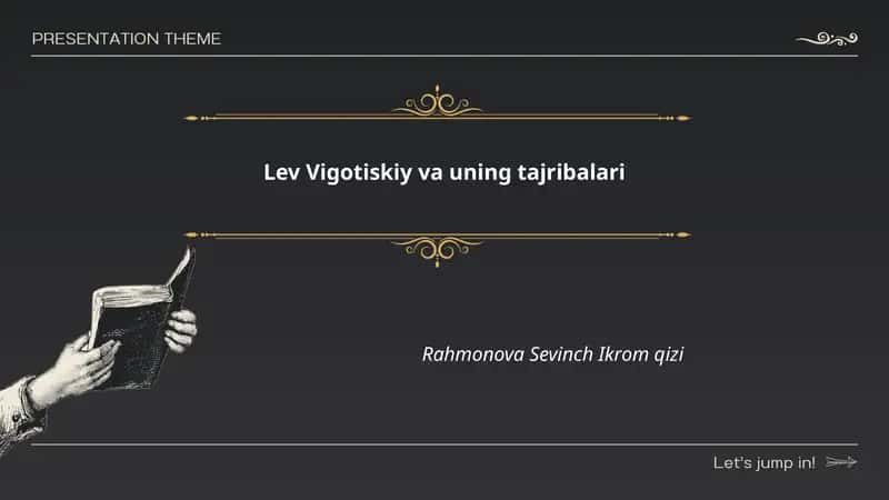 Lev Vigotiskiy va uning tajribalari