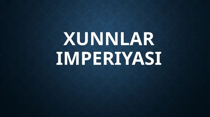 Xunnlar imperiyasi