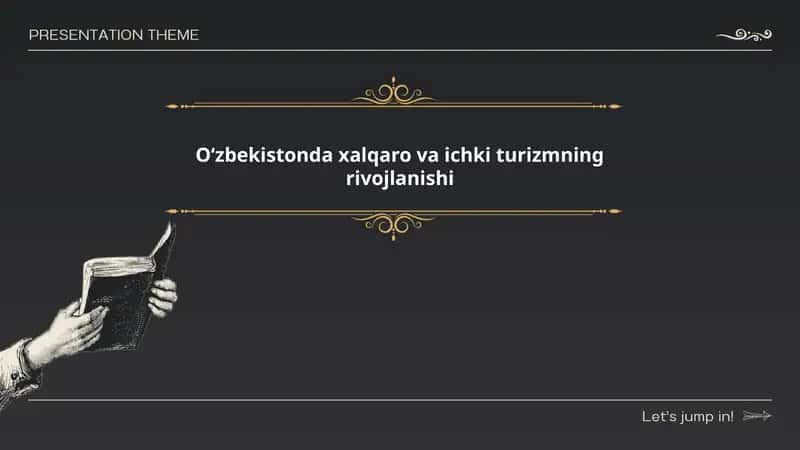 Oʻzbekistonda xalqaro va ichki turizmning rivojlanishi