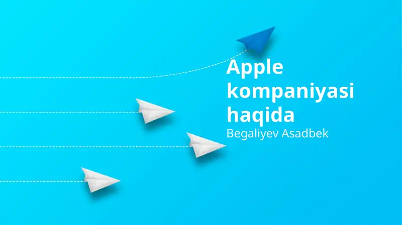 Apple kompaniyasi haqida