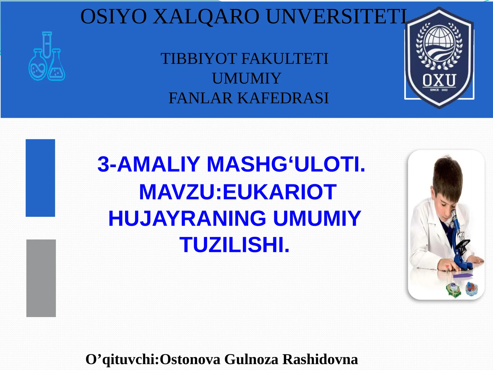 EUKARIOT HUJAYRANING UMUMIY TUZILISHI