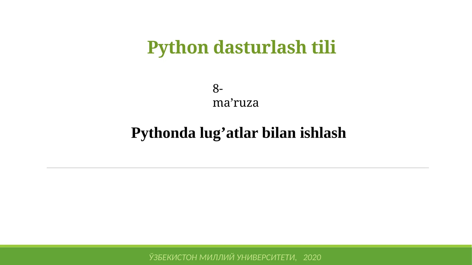 Pythondasturlashtili