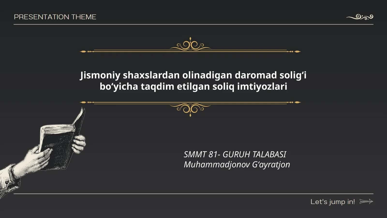 Jismoniy shaxslardan olinadigan daromad soligʻi boʻyicha taqdim etilgan soliq imtiyozlari