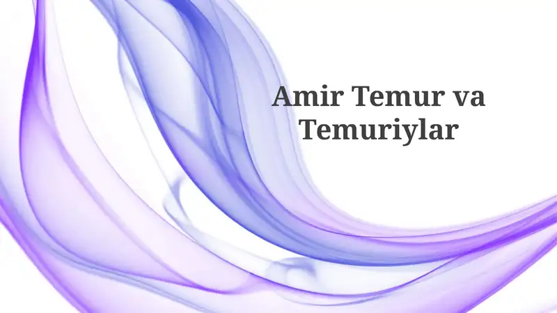 Amir TemurvaTemuriylar