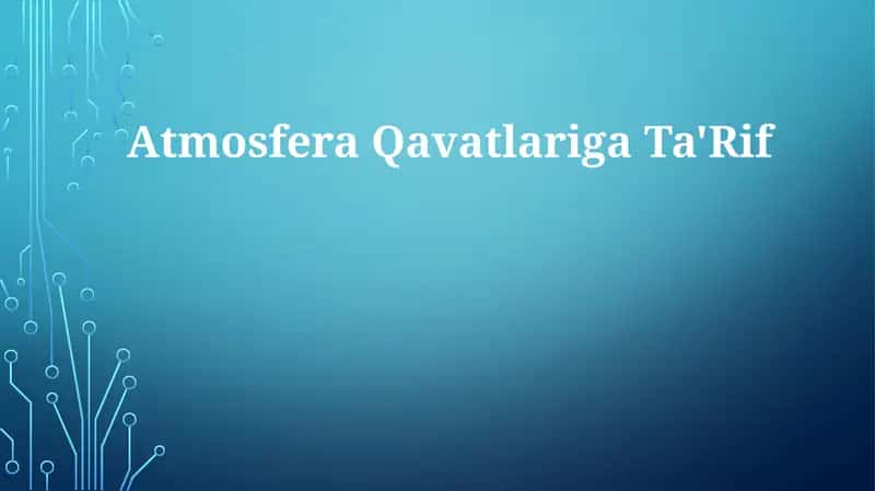 AtmosferaQavatlarigaTa'Rif