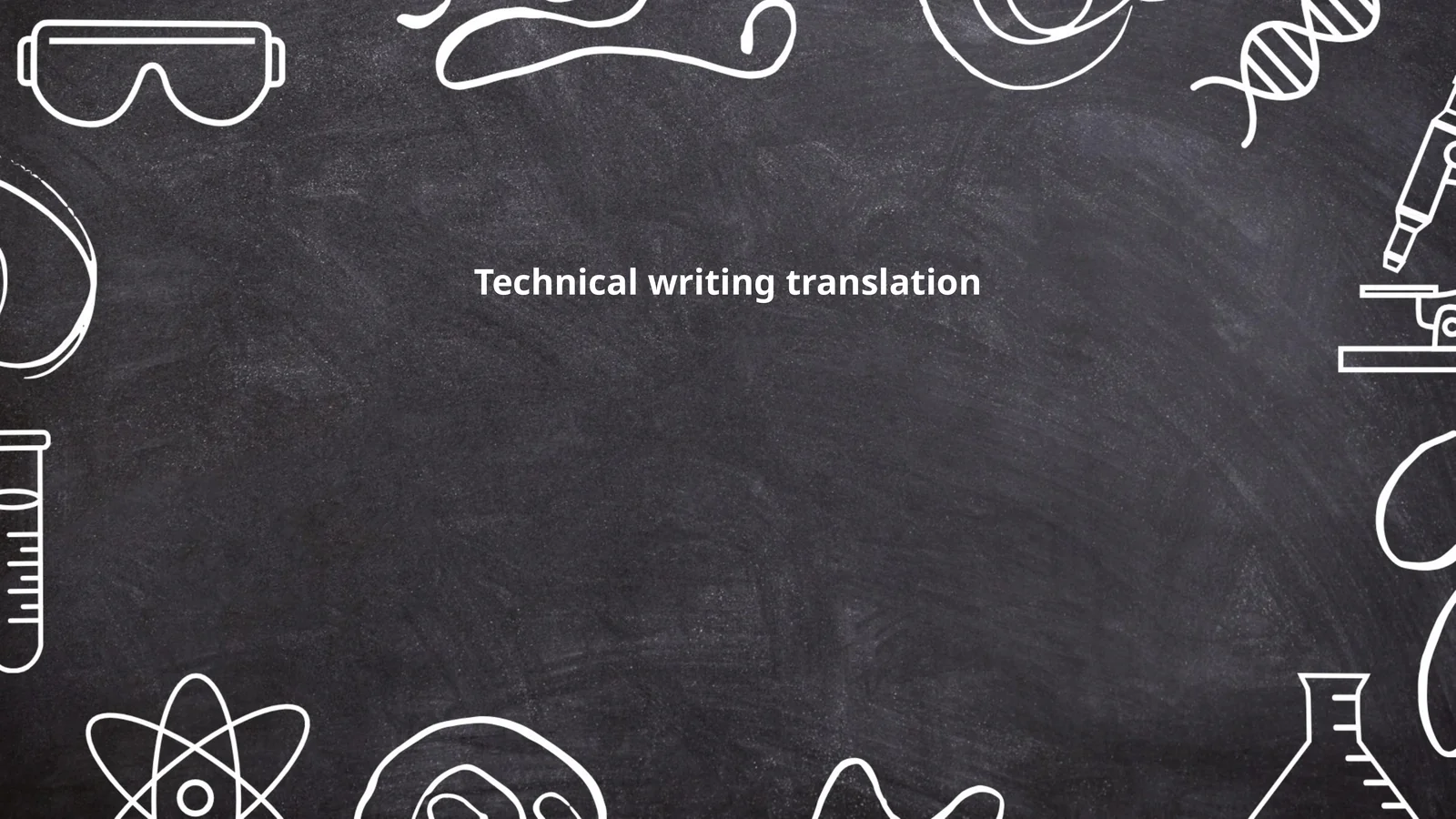 Technical writing translation