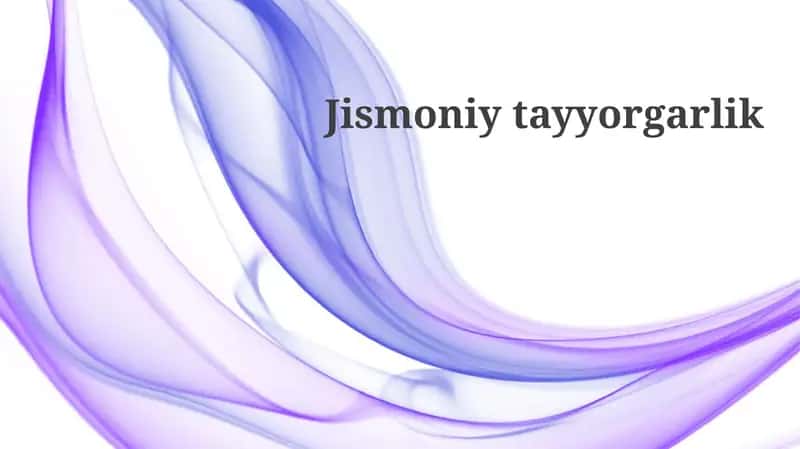 Jismoniytayyorgarlik