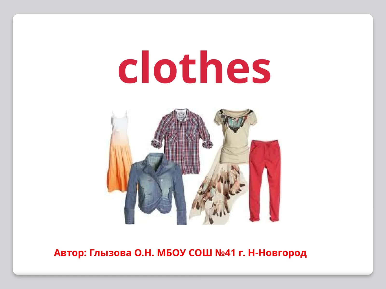 clothes