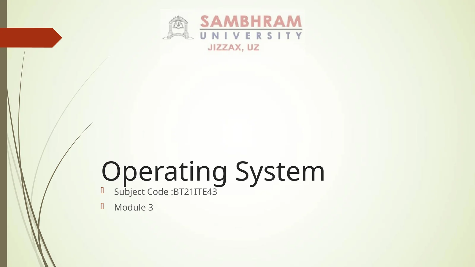 Operating System Concepts