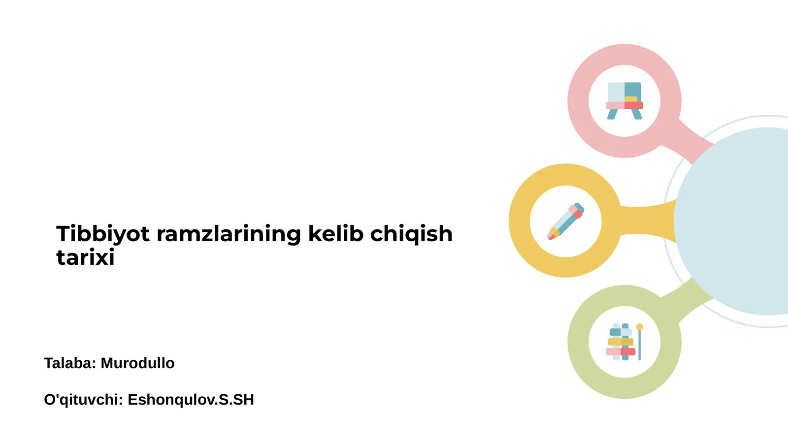 Tibbiyot ramzlarining kelib chiqish tarixi