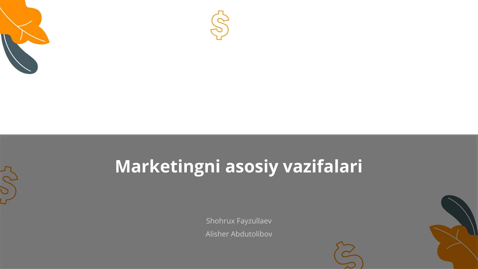 Marketingni asosiy vazifalari