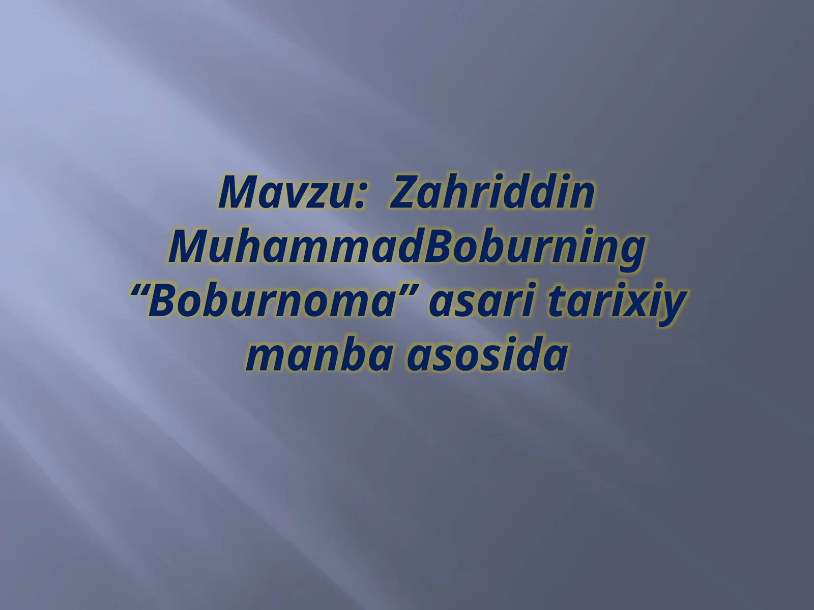 Boburnoma