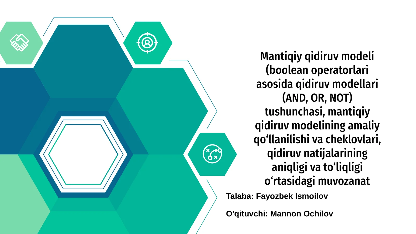 Mantiqiy qidiruv modeli