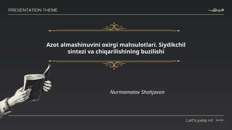 Azot almashinuvini oxirgi mahsulotlari. Siydikchil sintezi va chiqarilishining buzilishi