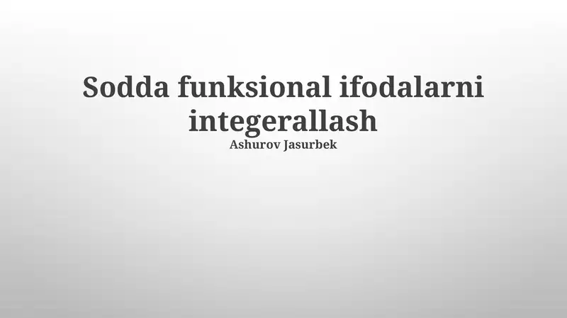 Funksional kodni tuzatish