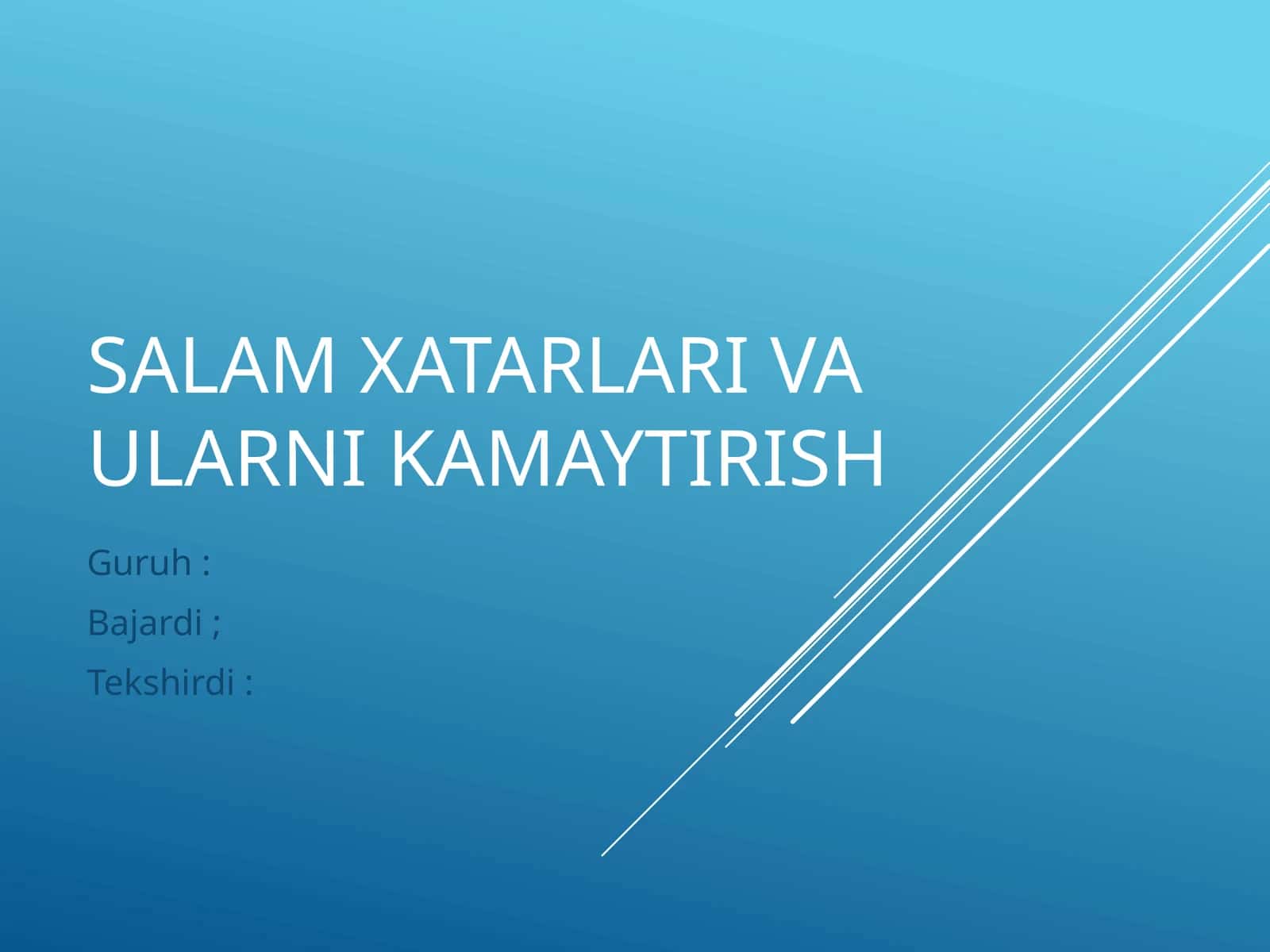 SALAM