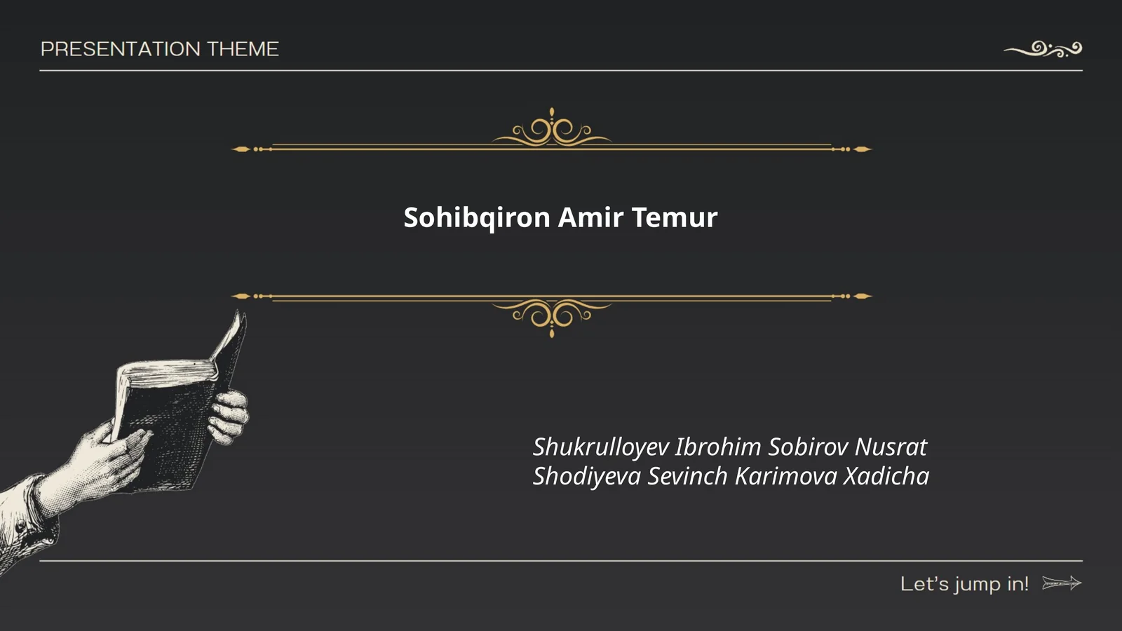 Sohibqiron Amir Temur