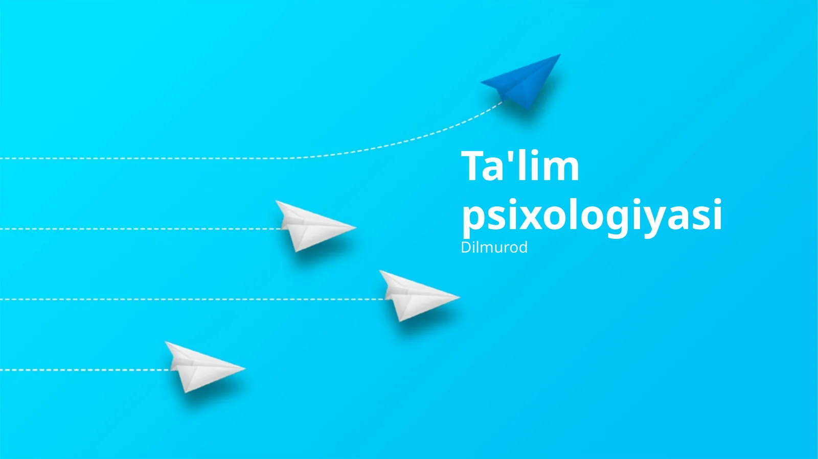 Ta'lim psixologiyasi