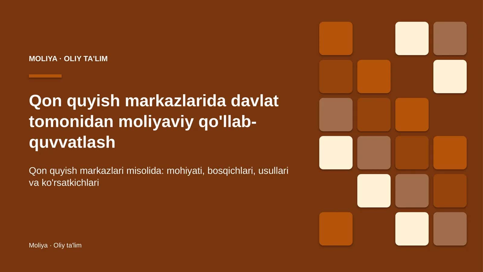 qon quyish markazlarida davlat tomonidan moliyaviy qo'llab quvvatlash 6839