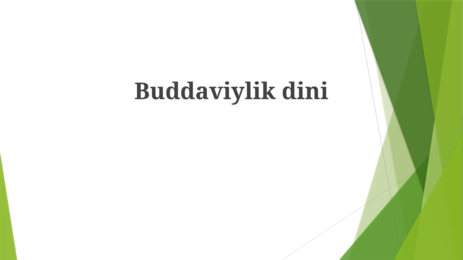 Buddaviylik dini