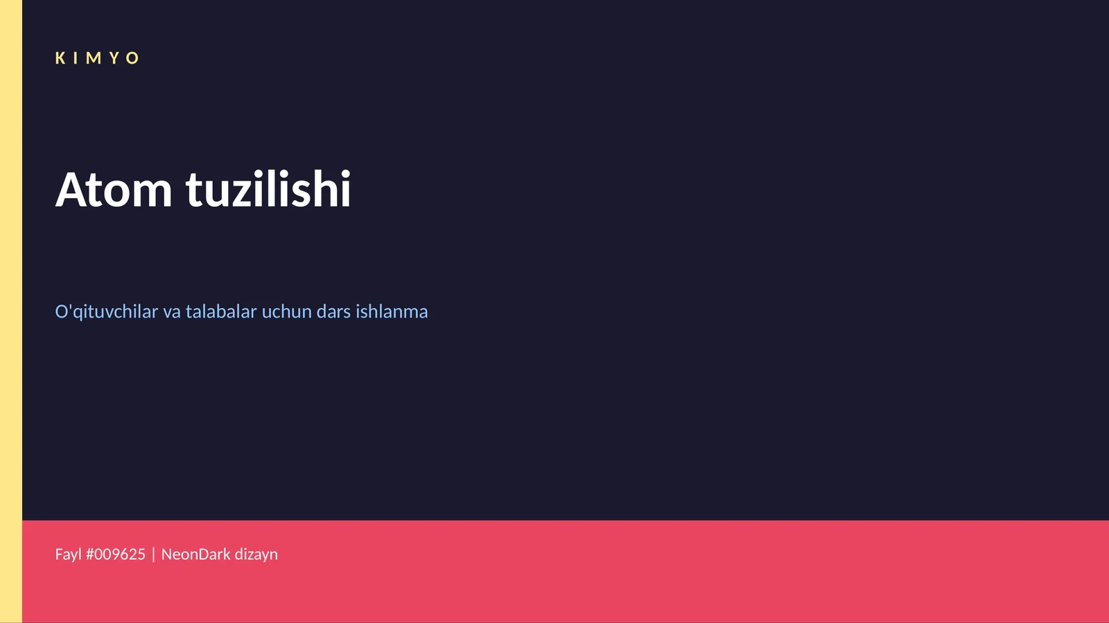 Atom tuzilishi