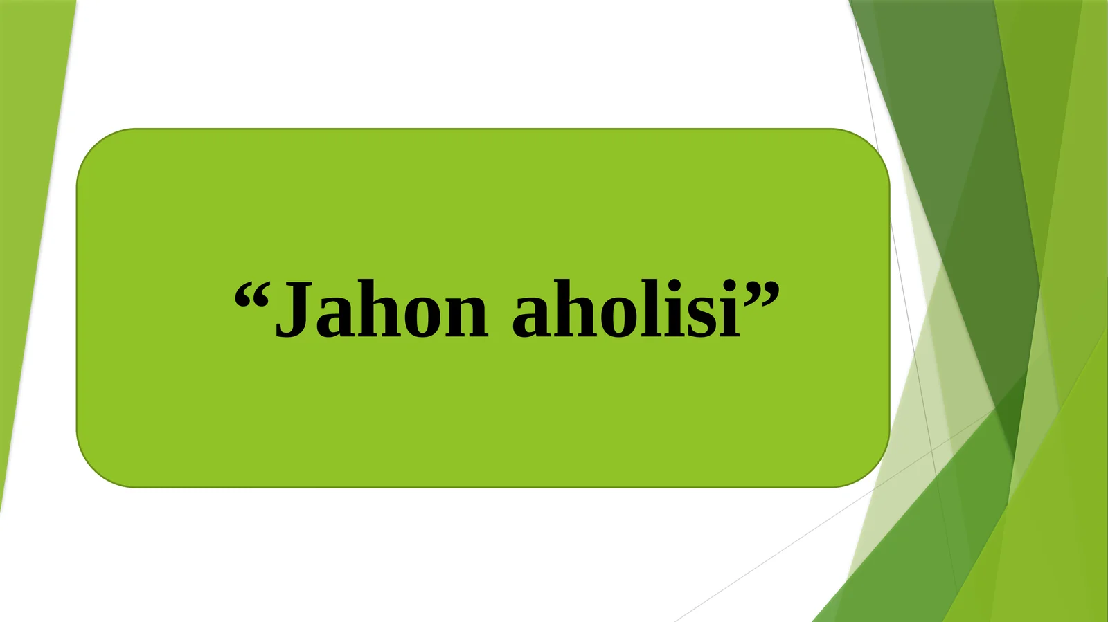 Jahon aholisi