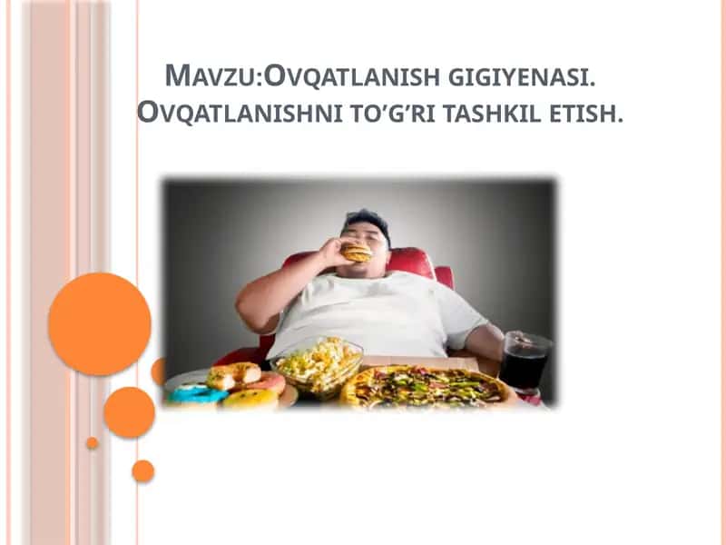 Ovqatlanish gigiyenasi