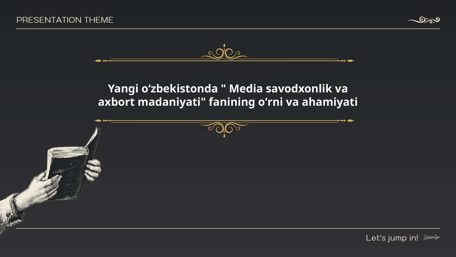 Media savodxonlik va axbort madaniyati fanining o'rni va ahamiyati
