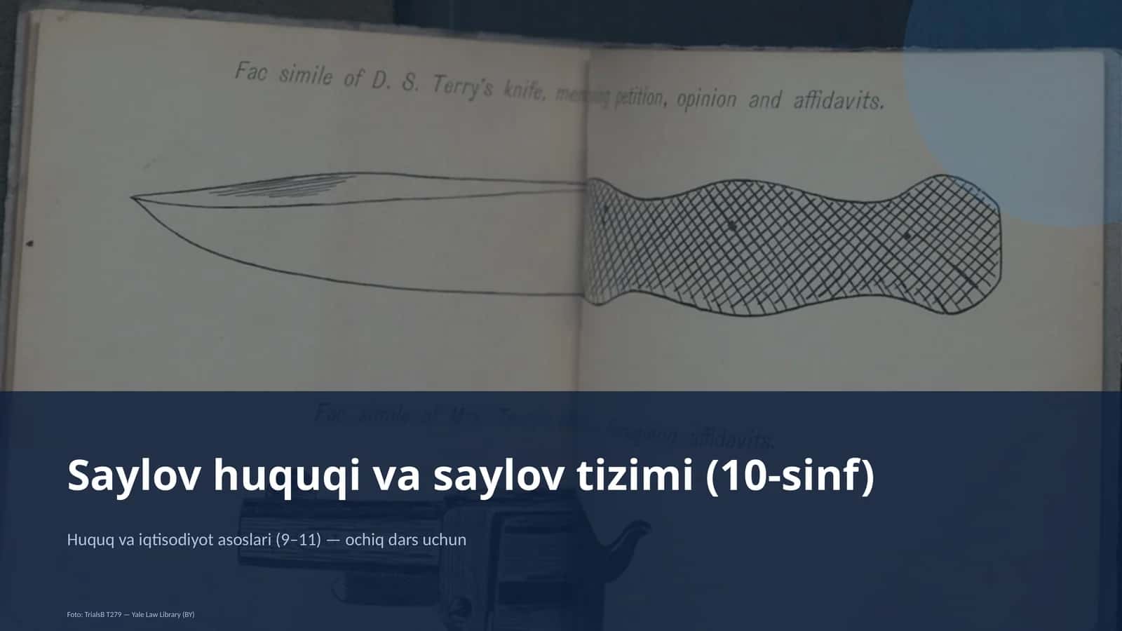 Saylov huquqi va saylov tizimi (10-sinf)