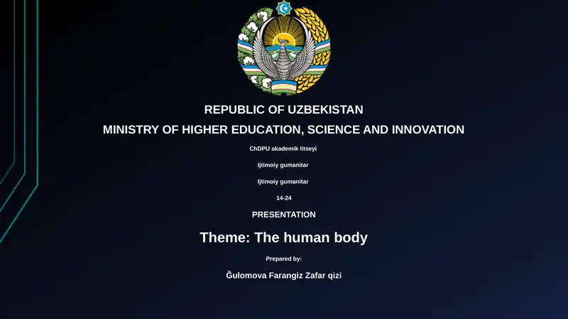 The human body
