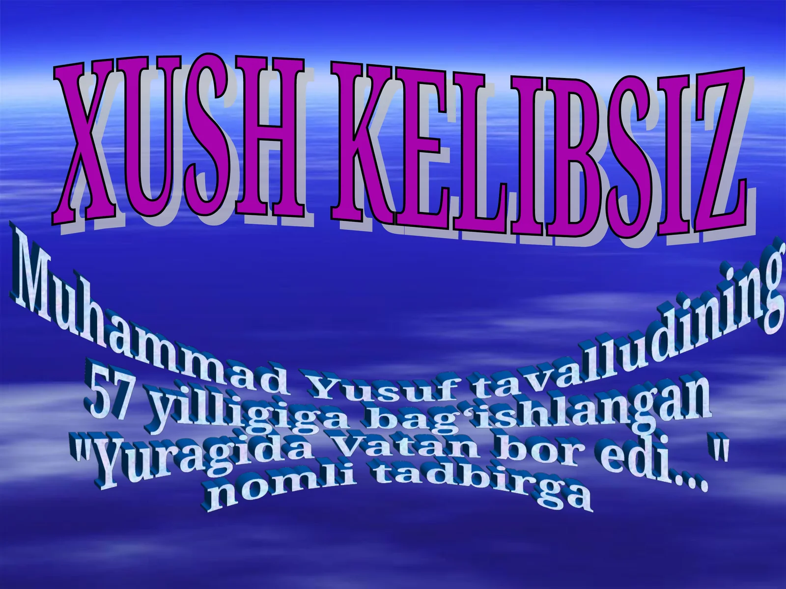 "Yuragida Vatan bor edi..."