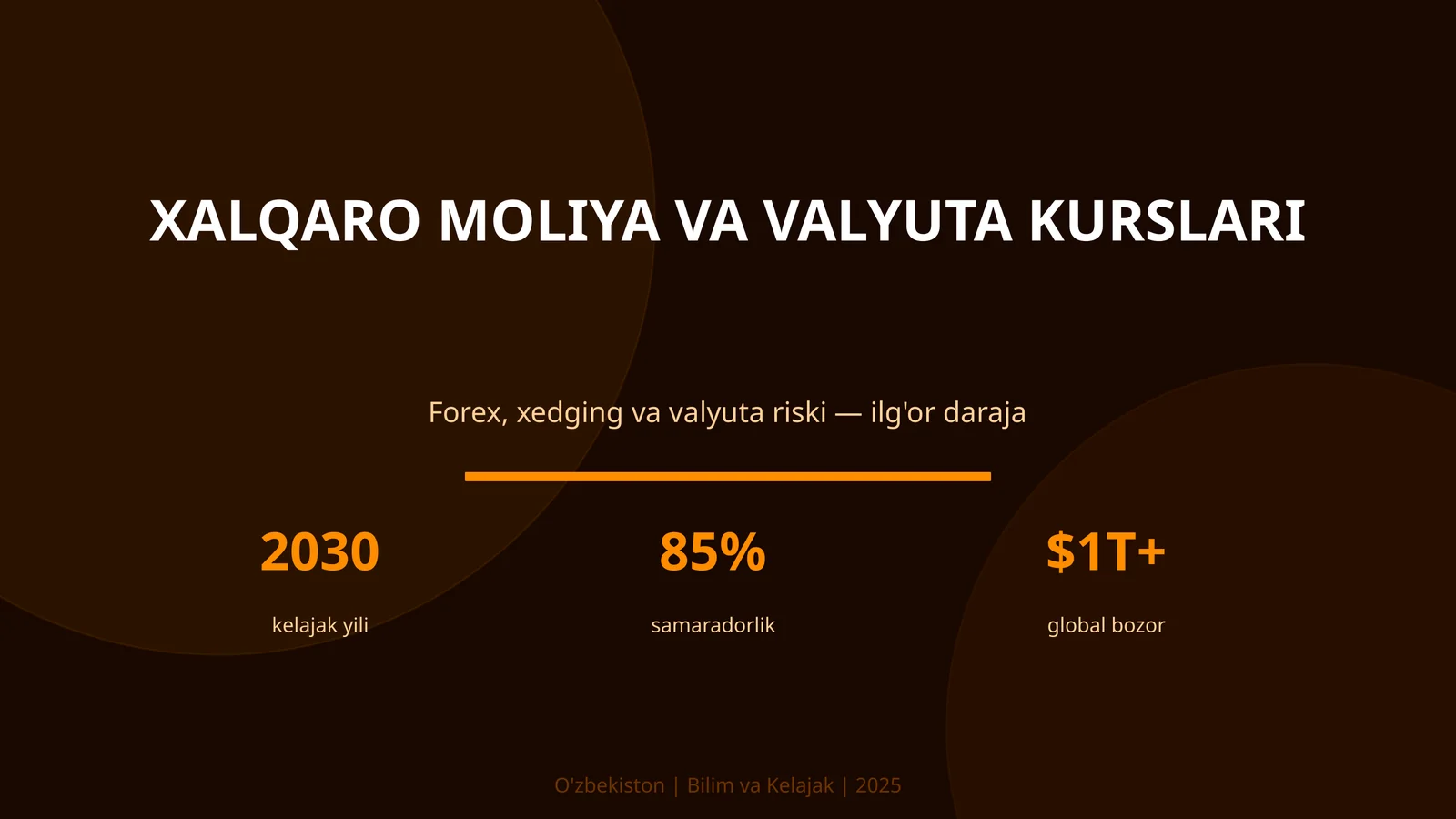 Xalqaro moliya va valyuta kurslari