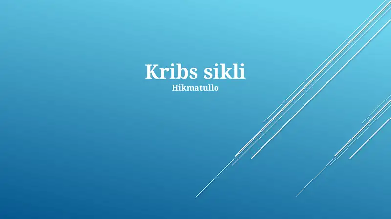 Kribs sikli