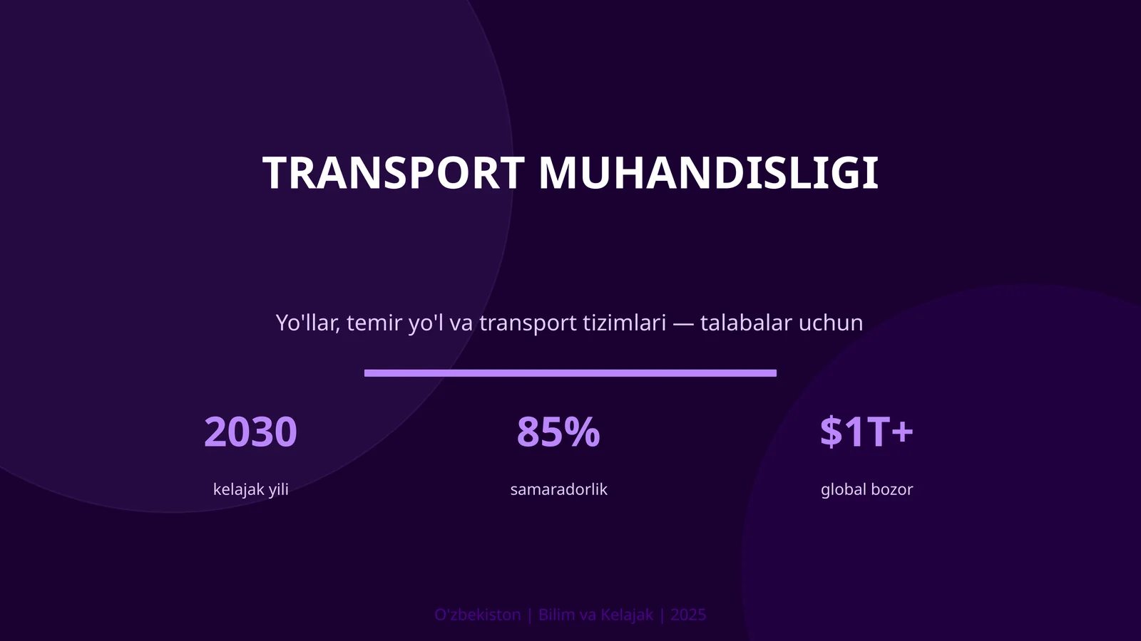 TRANSPORT MUHANDISLIGI