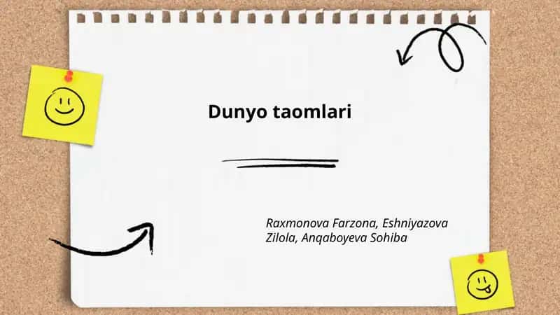 Dunyo taomlari