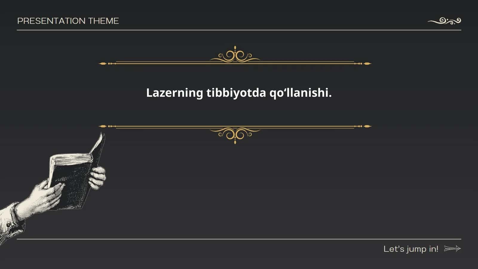 Lazerning tibbiyotda qo‘llanishi