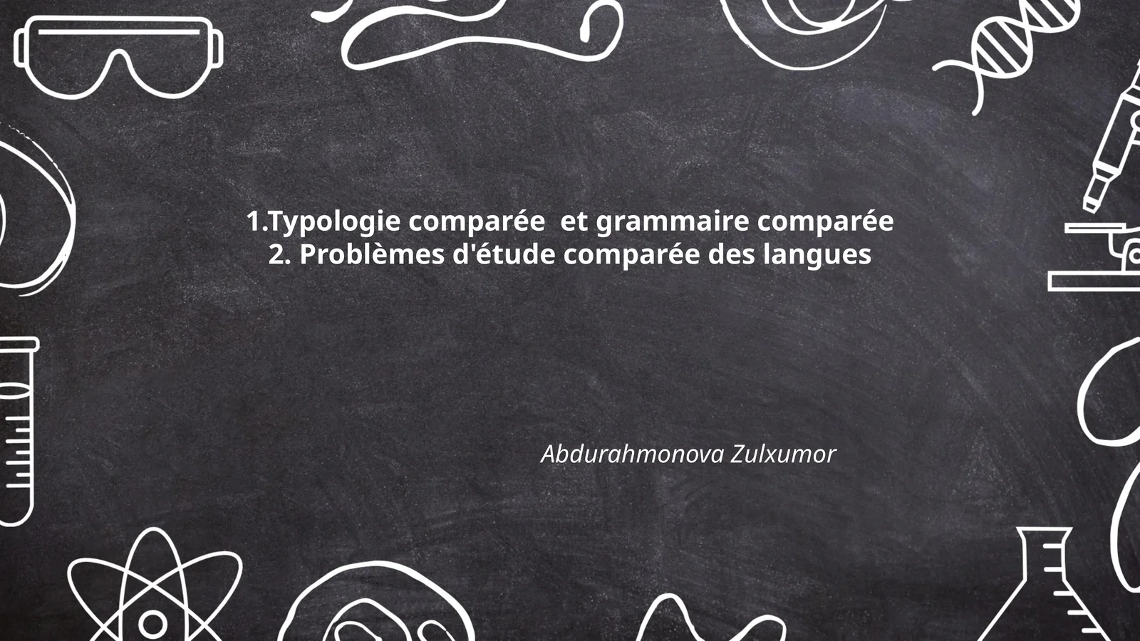 Typologie comparée et grammaire comparée
