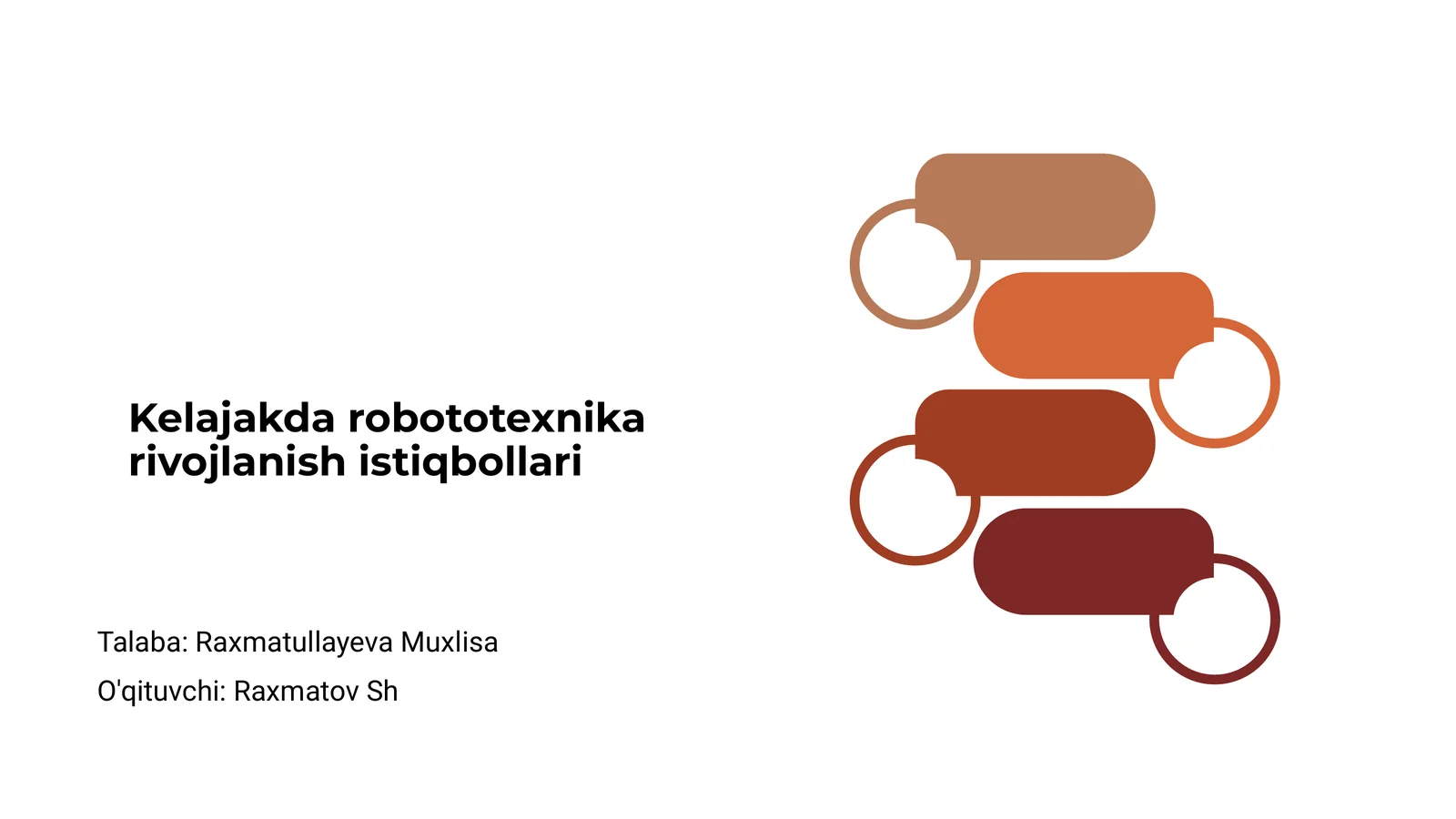 Kelajakda robototexnika rivojlanish istiqbollari
