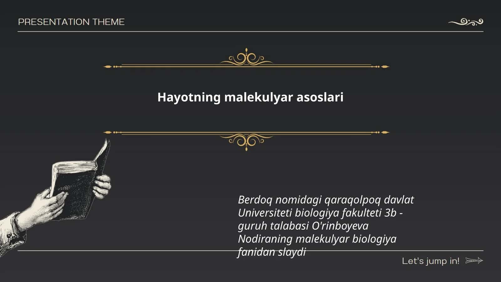 Hayotning malekulyar asoslari