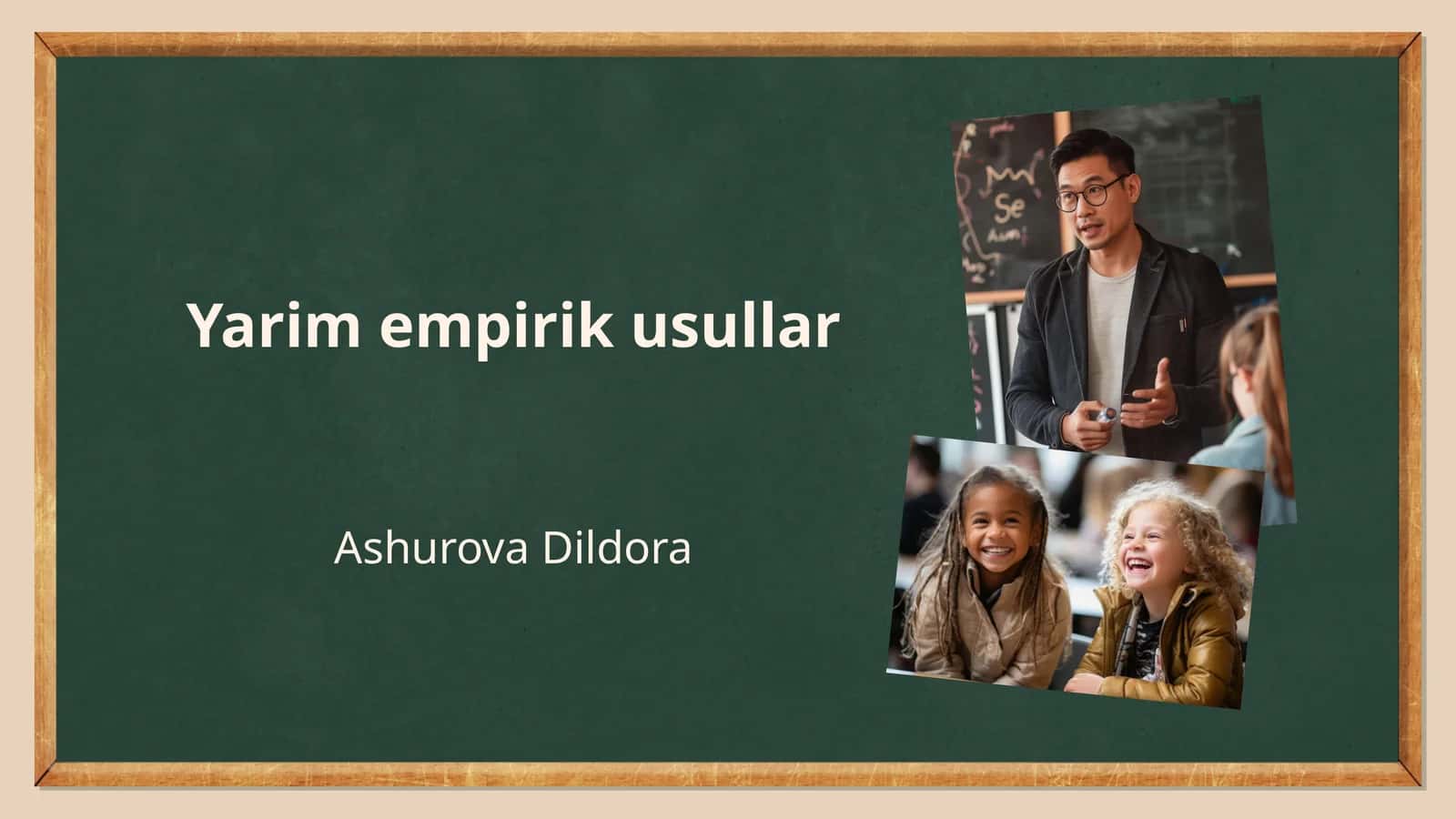 Yarim empirik usullar