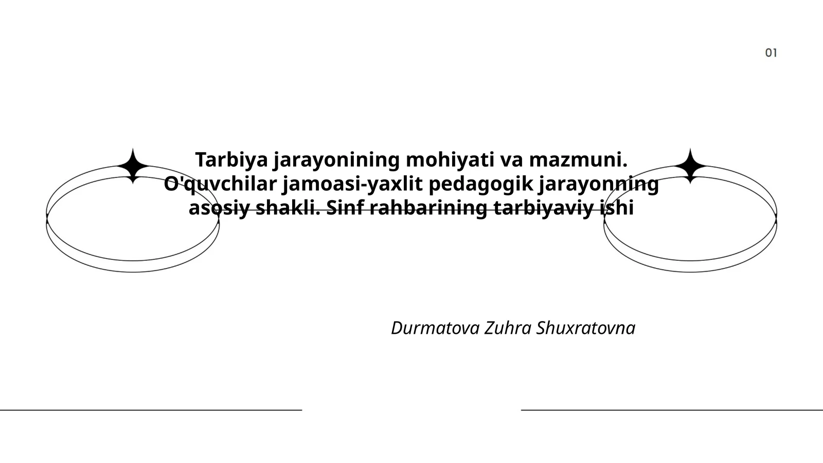 Tarbiya jarayonining mohiyati va mazmuni