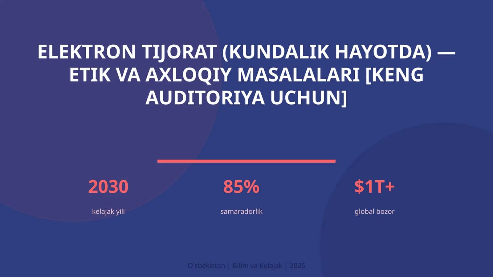 Elektron tijorat (kundalik hayotda) — etik va axloqiy masalalari [keng auditoriya uchun]