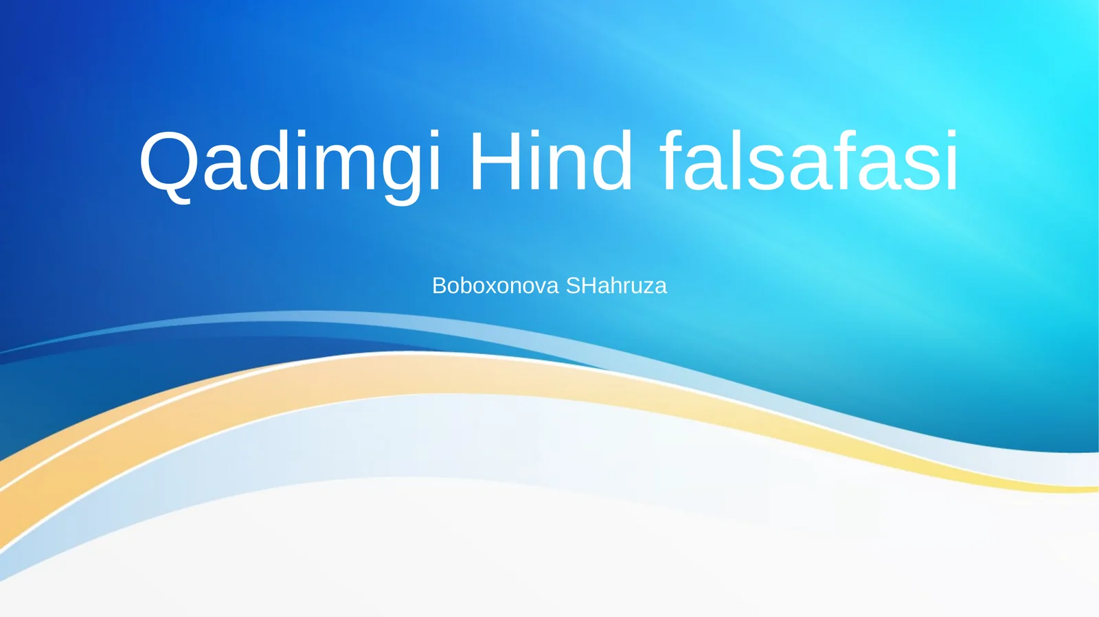 Qadimgi Hind falsafasi