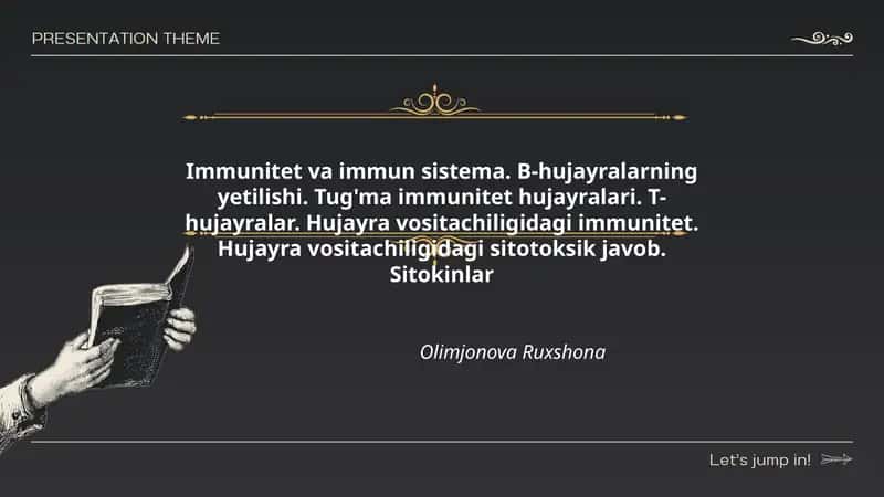 Immunitet va immun sistema